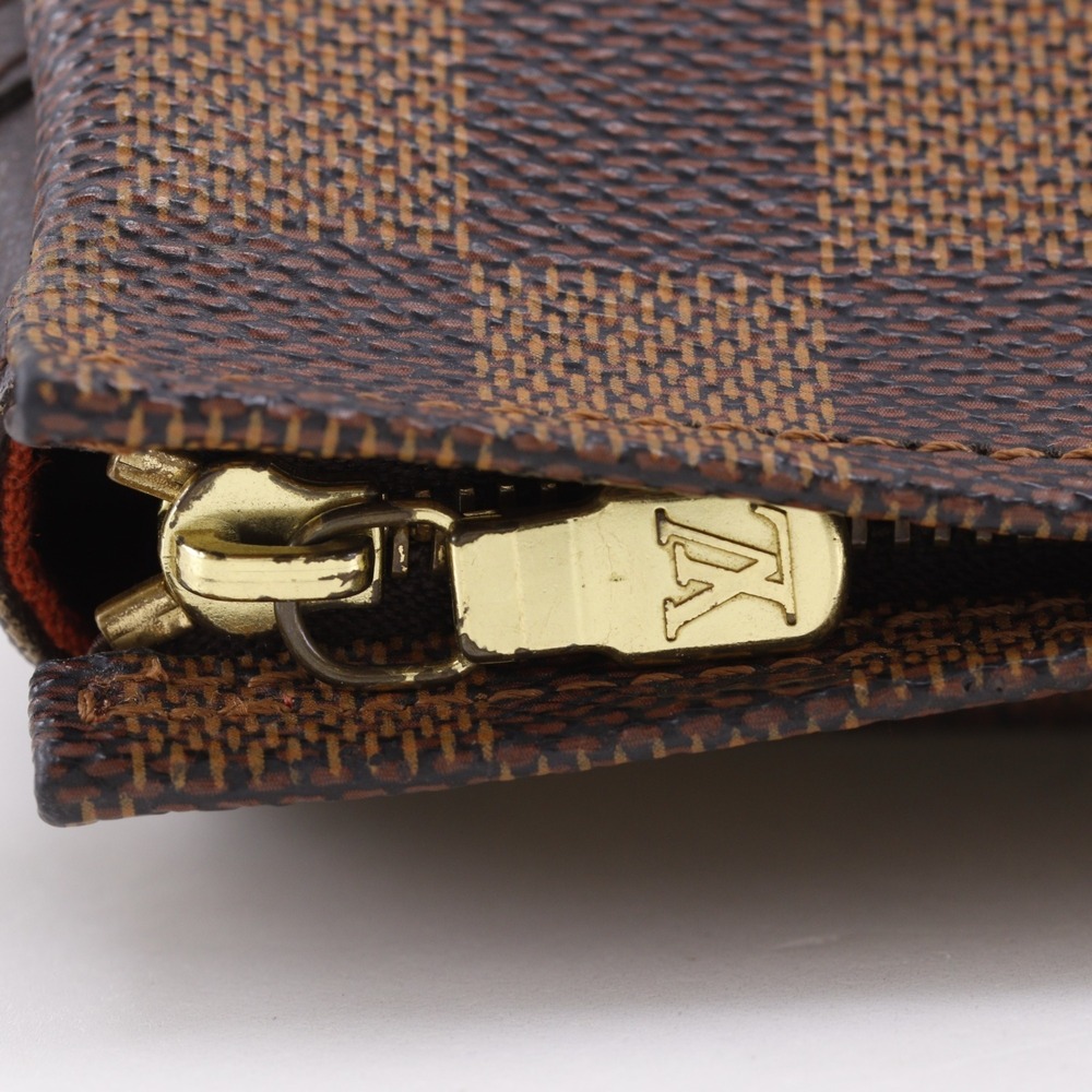 LOUIS VUITTON Brown Damier Canvas Pouch - Picture 10 of 15